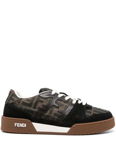 Match Leather Sneakers - Fendi - Modalova