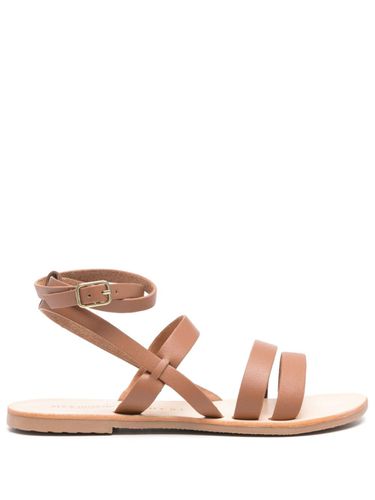 MANEBI - Gladiator Leather Sandals - Manebi - Modalova