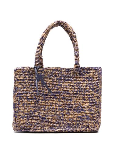 Sunset Small Raffia Tote Bag - Manebi - Modalova