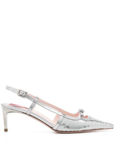 Mini Buckle Slingback Pumps - Roger Vivier - Modalova