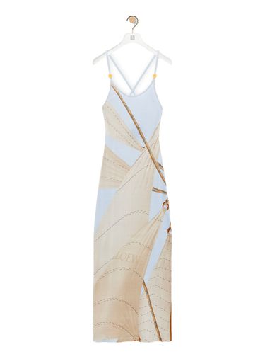 Cotton Blend Strappy Midi Dress - Loewe Paula's Ibiza - Modalova