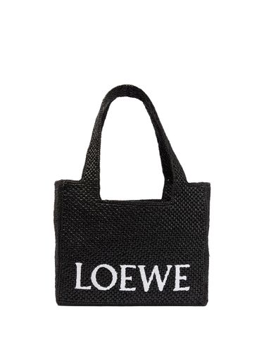Loewe Font Small Raffia Tote Bag - Loewe Paula's Ibiza - Modalova