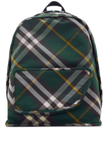 Check Motif Nylon Backpack - Burberry - Modalova