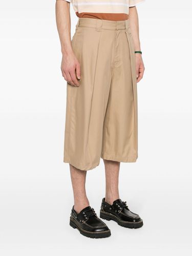 Cotton Pleated Cropped Trousers - Loewe Paula's Ibiza - Modalova