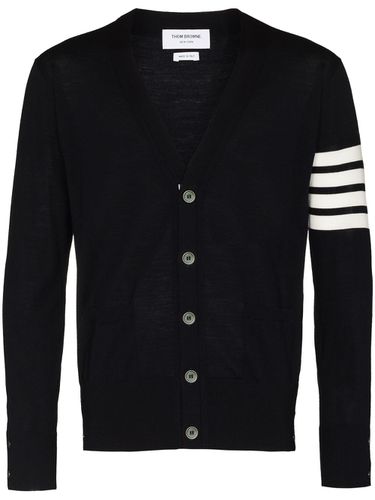 THOM BROWNE - 4bar Wool Cardigan - Thom Browne - Modalova