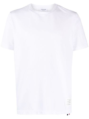 THOM BROWNE - Rwb Cotton T-shirt - Thom Browne - Modalova