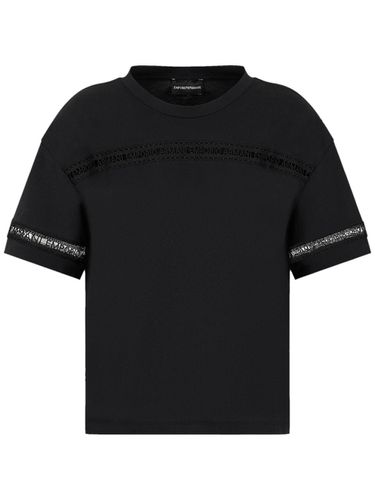 Logo Cotton T-shirt - Emporio Armani - Modalova