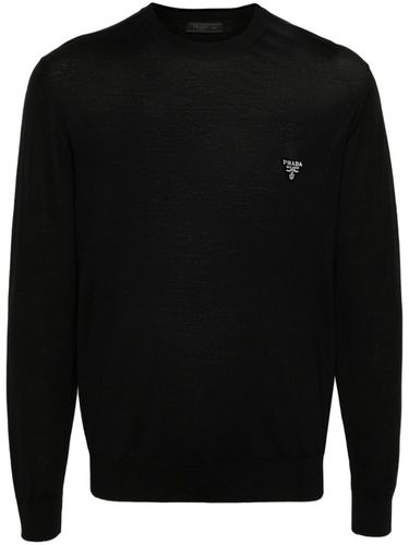 PRADA - Wool Crewneck Sweater - Prada - Modalova