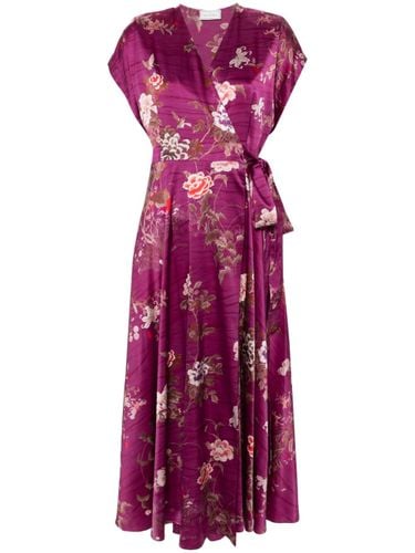 Printed Silk Long Dress - Pierre-Louis Mascia - Modalova