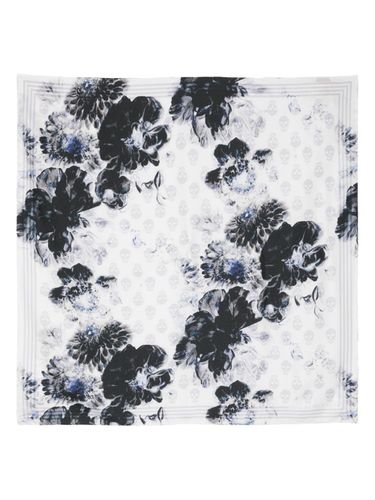 Printed Silk Scarf - Alexander McQueen - Modalova