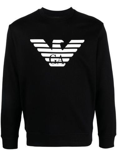 Logo Cotton Blend Sweatshirt - Emporio Armani - Modalova