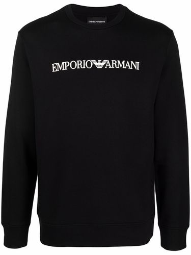 Logo Cotton Blend Sweatshirt - Emporio Armani - Modalova