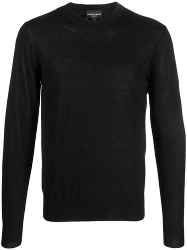 Wool Crewneck Sweater - Emporio Armani - Modalova