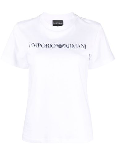 Logo Cotton T-shirt - Emporio Armani - Modalova