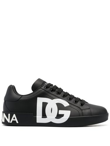 Portofino Leather Sneakers - Dolce & Gabbana - Modalova