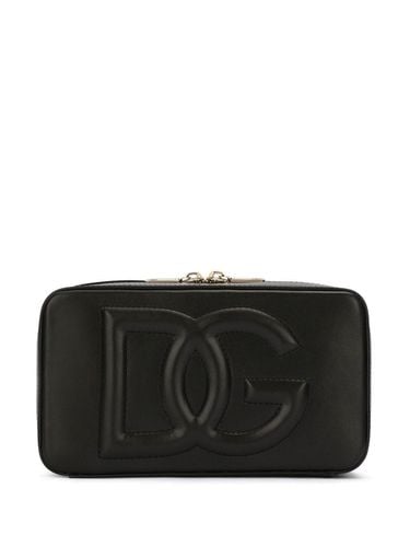 Dg Logo Leather Camera Bag - Dolce & Gabbana - Modalova