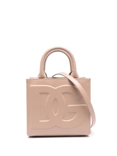 Dg Daily Mini Leather Tote Bag - Dolce & Gabbana - Modalova