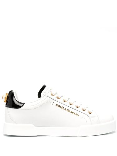 Portofino Leather Sneakers - Dolce & Gabbana - Modalova