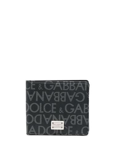 Allover Logo Bifold Wallet - Dolce & Gabbana - Modalova