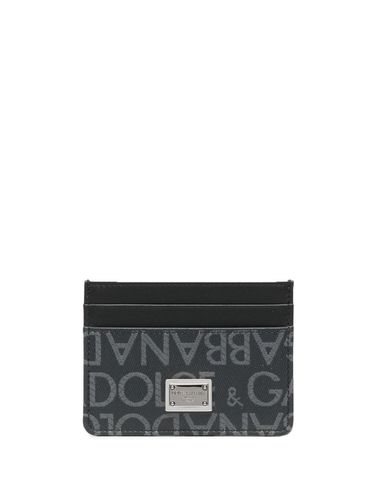 Allover Logo Card Case - Dolce & Gabbana - Modalova