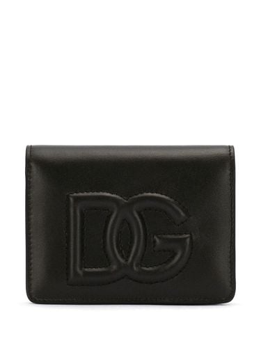 Dg Logo Leather Wallet - Dolce & Gabbana - Modalova