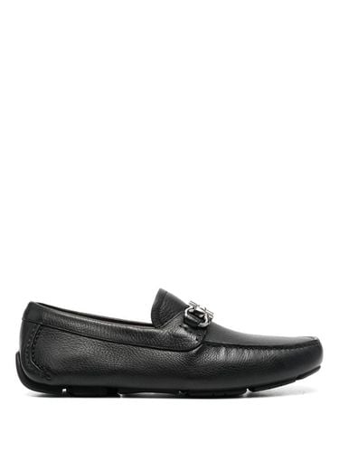 FERRAGAMO - Leather Driver Shoes - Ferragamo - Modalova