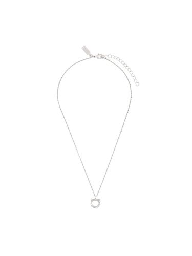 Gancini Crystal Small Necklace - Ferragamo - Modalova