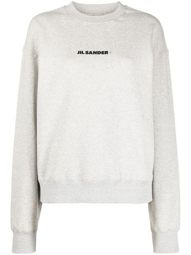 JIL SANDER - Logo Cotton Sweatshirt - Jil Sander - Modalova