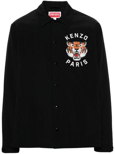 KENZO - Lucky Tiger Nylon Overshirt - Kenzo - Modalova