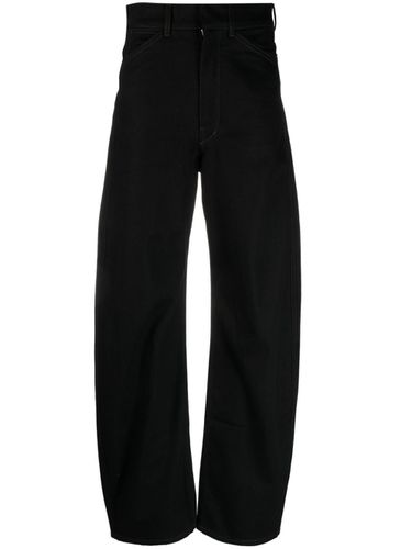 Cotton High-waisted Trousers - Lemaire - Modalova