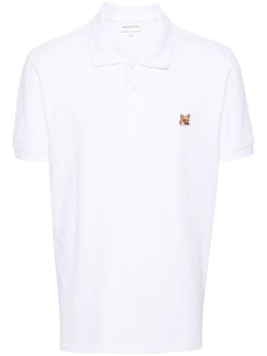 Fox Head Patch Cotton Polo Shirt - Maison Kitsune' - Modalova