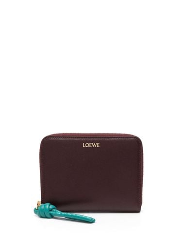 LOEWE - Knot Leather Compact Wallet - Loewe - Modalova