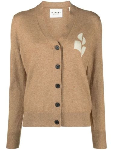 Karin Wool And Cotton Blend Cardigan - Marant Etoile - Modalova