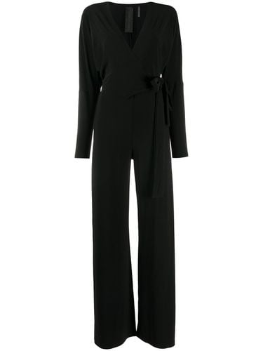 V-necked Long Jumpsuit - Norma Kamali - Modalova