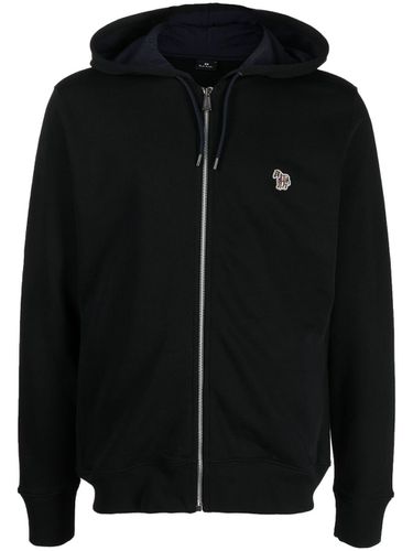 Zebra Logo Cotton Zip Hoodie - PS Paul Smith - Modalova