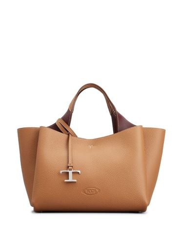 T Timeless Mini Leather Tote Bag - Tod's - Modalova