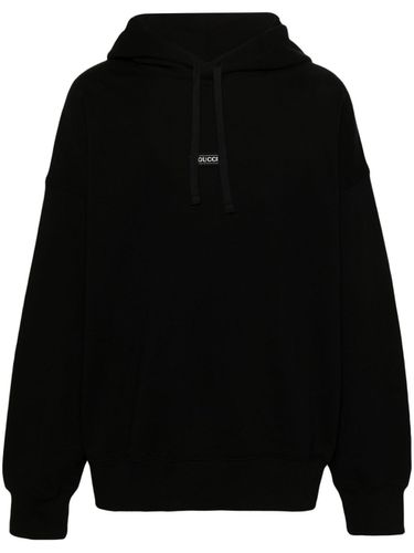 GUCCI - Logo Cotton Hoodie - Gucci - Modalova