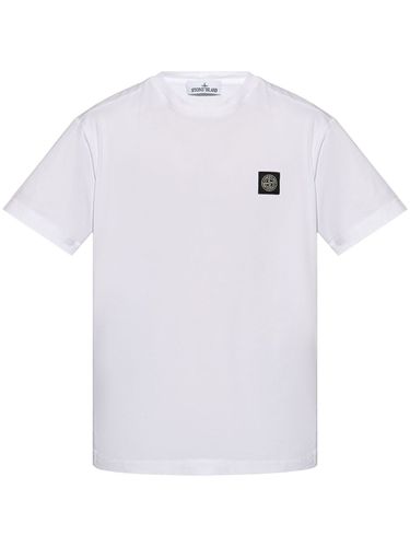 STONE ISLAND - Logo Cotton T-shirt - Stone Island - Modalova