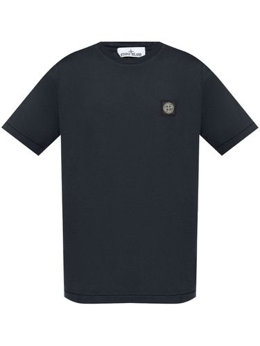 STONE ISLAND - Logo Cotton T-shirt - Stone Island - Modalova