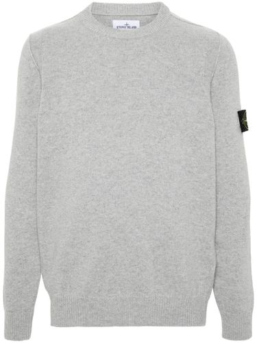 Wool Crewneck Sweater - Stone Island - Modalova