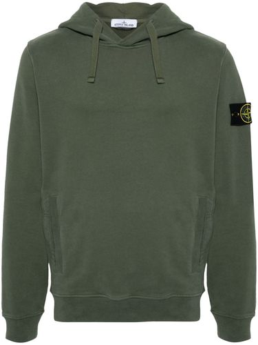 STONE ISLAND - Logo Cotton Hoodie - Stone Island - Modalova