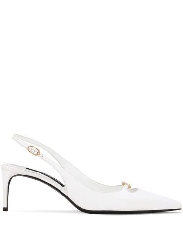 Leather Slingback Pumps - Dolce & Gabbana - Modalova