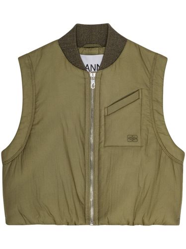 GANNI - Short Quilted Vest - Ganni - Modalova