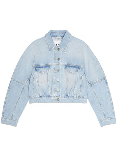 GANNI - Denim Bomber Jacket - Ganni - Modalova