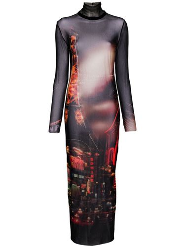 Pigalle Print Long Dress - Jean Paul Gaultier - Modalova