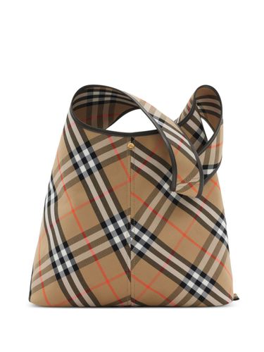 BURBERRY - Check Large Shoulder Bag - Burberry - Modalova