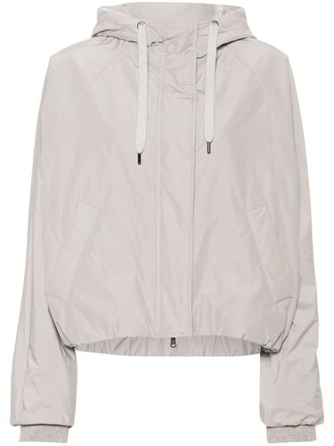 Cotton Blend Hooded Jacket - Brunello Cucinelli - Modalova