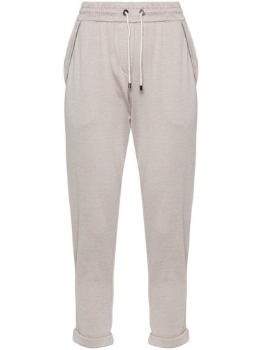 Cotton And Silk Blend Sweatpants - Brunello Cucinelli - Modalova