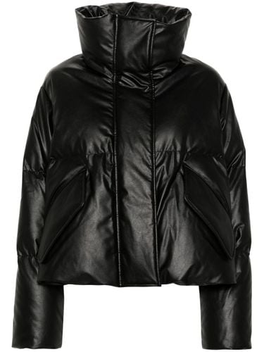 Nylon High-neck Down Jacket - MM6 Maison Margiela - Modalova