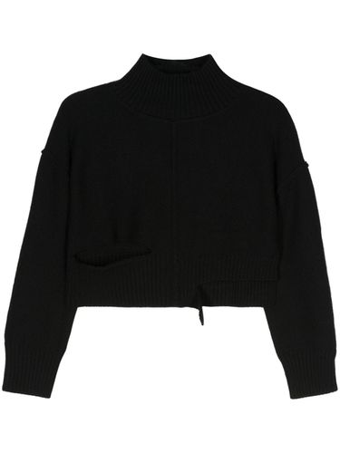 Cut-out Wool Blend Jumper - MM6 Maison Margiela - Modalova